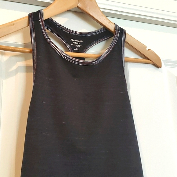 A&F muscle tee Size m Navy Blue - Picture 5 of 6